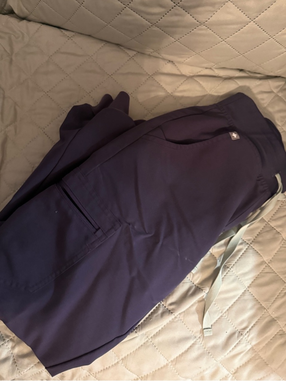 Figs Women Zamora Jogger Pants in Purple Shadow